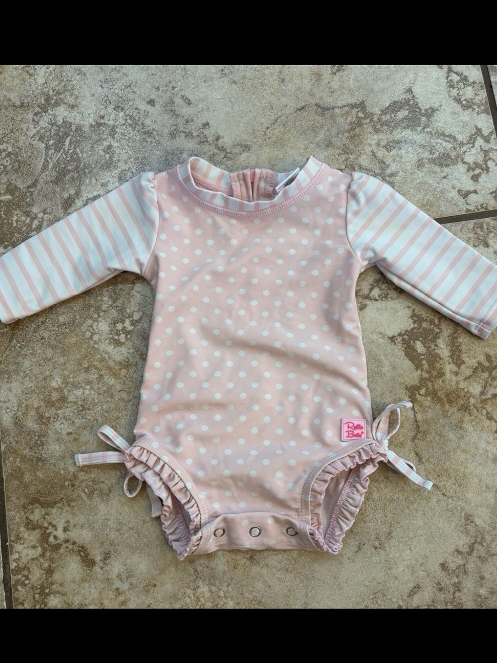 Rufflebutts Pink swimsuit